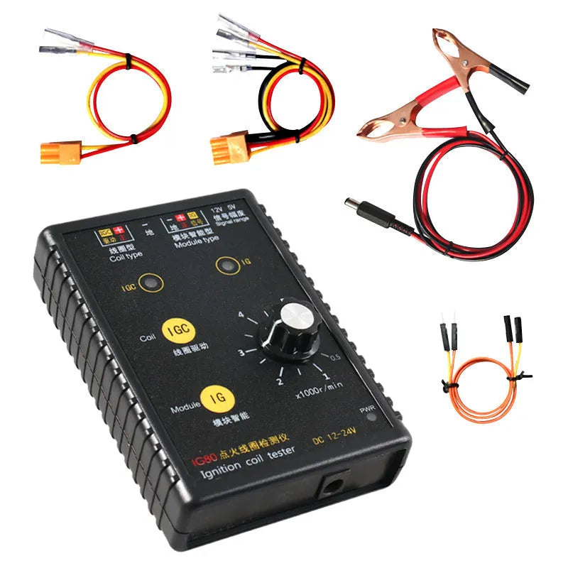 IG80 automobile ignition coil detector for gasoline and natural gas vehicle diagnostics