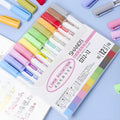 Set of Flash Color acrylic paint marker pens in assorted colours for crafts on glass, wood, and fabric.