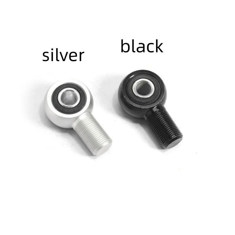 Aluminium alloy motorcycle shock absorber conversion round head in 16mm with black and silver colour options