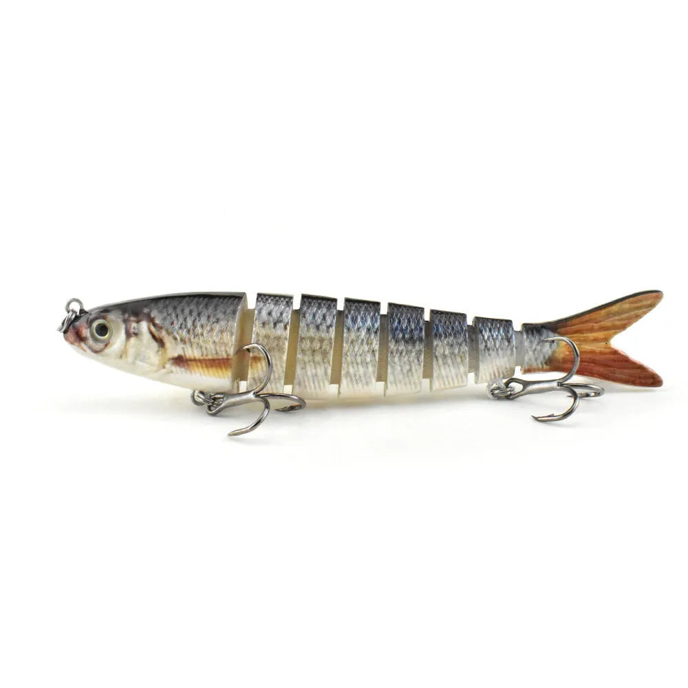 Eight Fish brand hard bait fishing lure, 133 mm long, shown in one of its eleven available colour options.