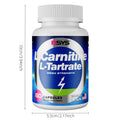 BSYS L-Carnitine L-Tartrate 60 capsules bottle dietary supplement for energy metabolism and exercise recovery