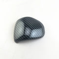Black carbon fibre pattern gear shift cover for car interior installation