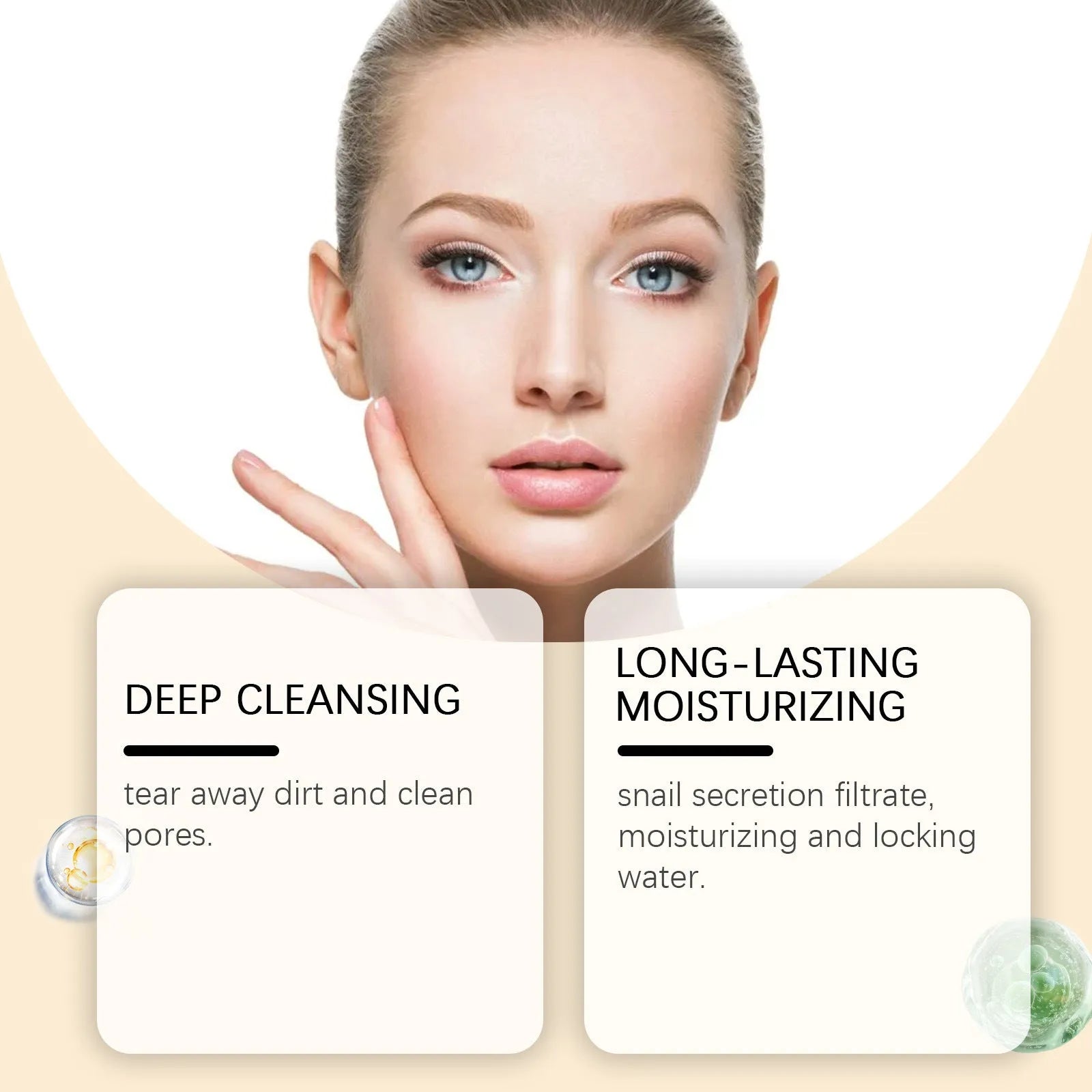 Turmeric sleep mask jar with application brush for overnight facial treatment