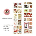 Retro DIY journal decoration coated paper stamp roll showing butterfly pattern, 55mm width
