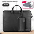 PU leather laptop bag with included power pack in black, brown, pink, or dark grey colour options