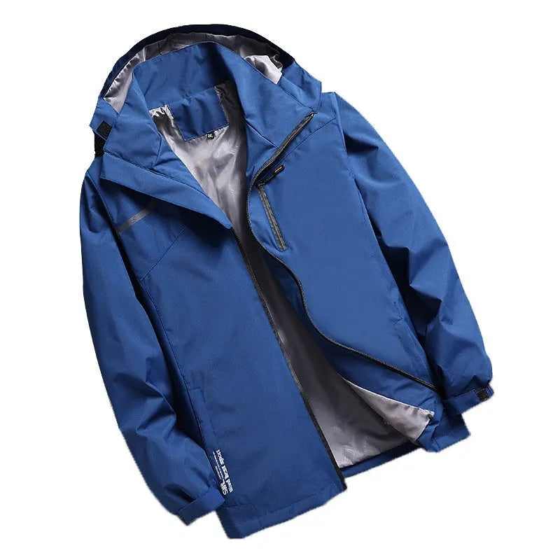 Thin outdoor casual jacket in 2020 Thin Black, polyester fabric, hooded, loose fit, on display