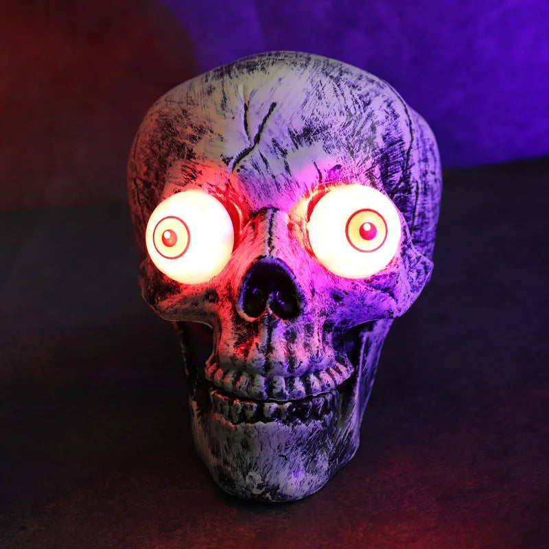 Halloween LED skeleton arm ground stake light with solar panel and battery options for outdoor decoration