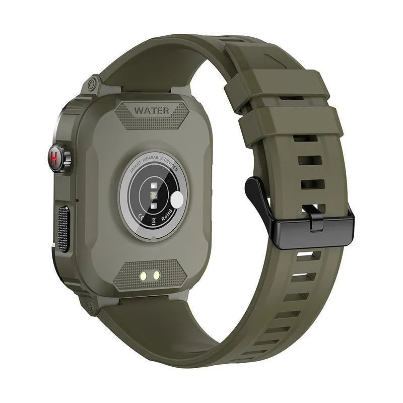 Smart watch with Bluetooth calling, large TFT screen, 50 x 44mm dial, Black Glue, Soil Yellow Glue, or Army Green Glue