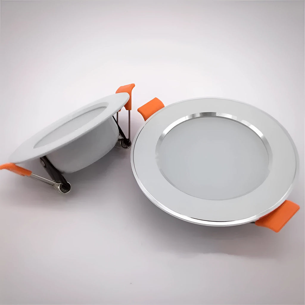 Aluminium straw hat style SMD LED recessed downlight ceiling spotlight