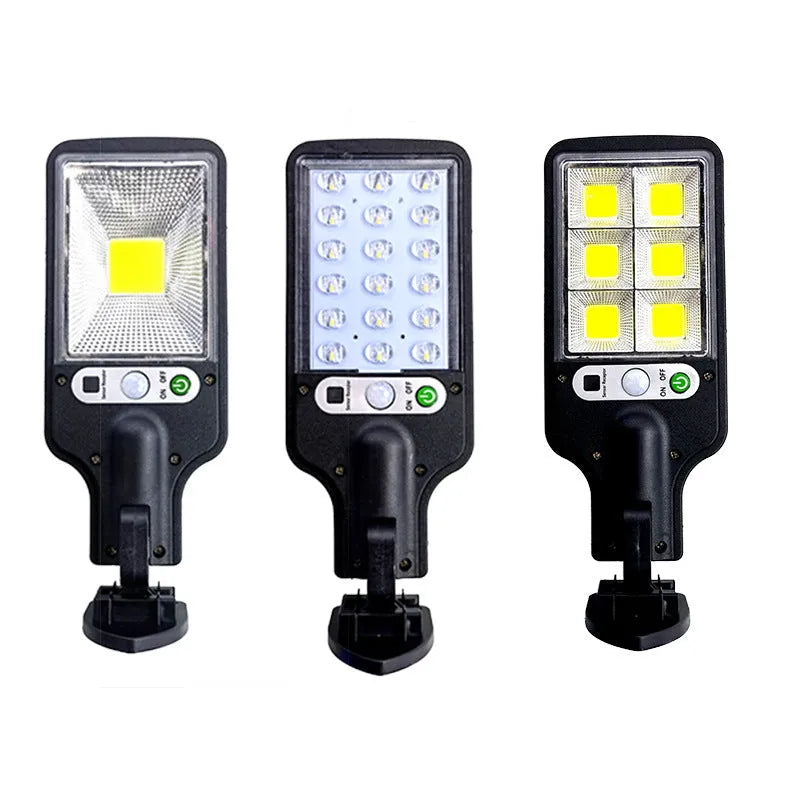 Outdoor solar LED wall lamp 227x84x40mm with 5.5V 2.5W panel and 28 LEDs