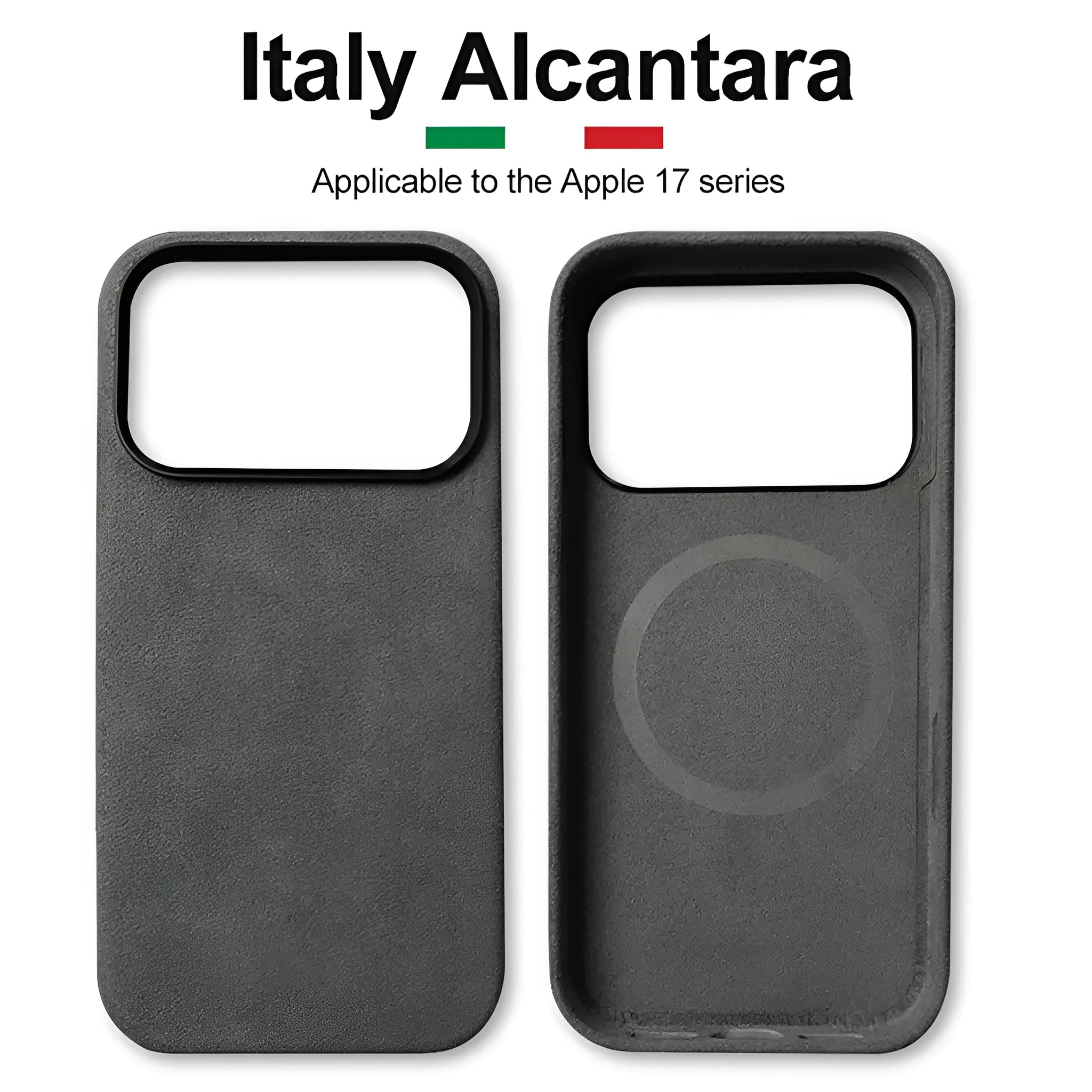 Alcantara shockproof magnetic phone case for iPhone 17 Pro Max Air in multiple colour options