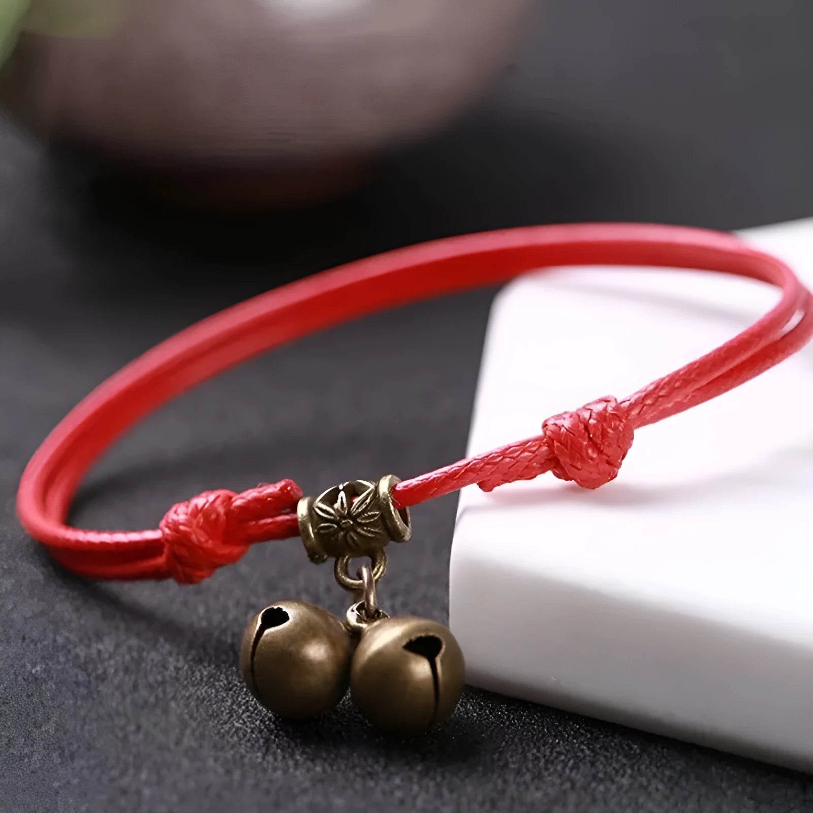 Small dog nylon rope collar with brass bell or buckle option in black, red, or coffee colour.