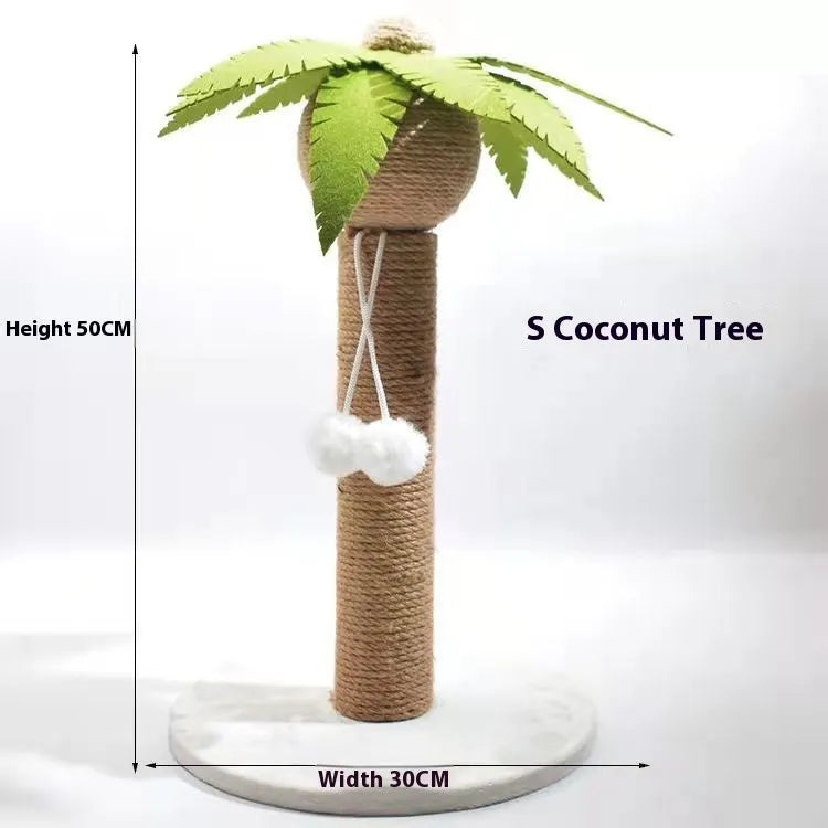 Masson cactus-themed cat scratching pole and climbing frame toy for pets.