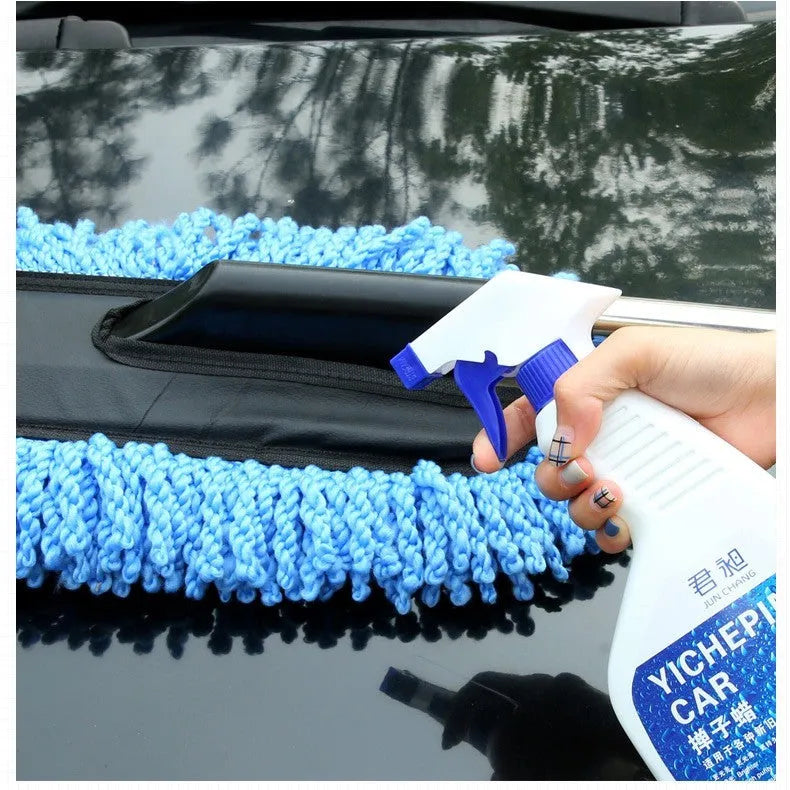 500ml can of car dust wax spray for paint maintenance and oxidation resistance.