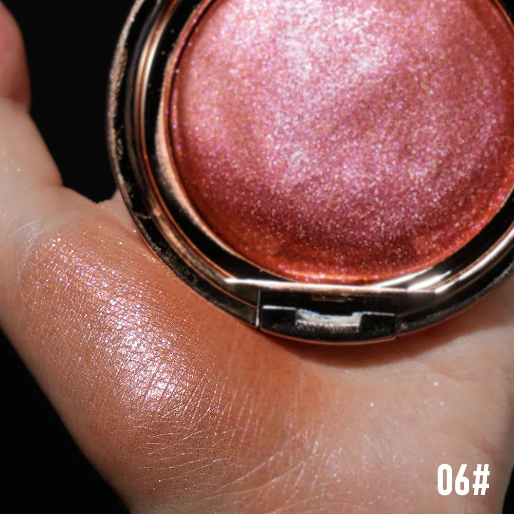 C-F019 Shining High Gloss nail polish set showing shimmer bottles, glitter gel bottles, top coat, and colour-coded brushes