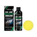 Car Lamp Recover Emulsion 100ml bottle with sponge applicator for headlight restoration