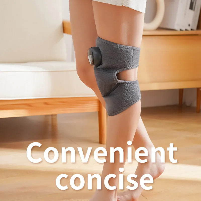 Electric heating kneepad 8W knee massager in black or gray, average size, one set
