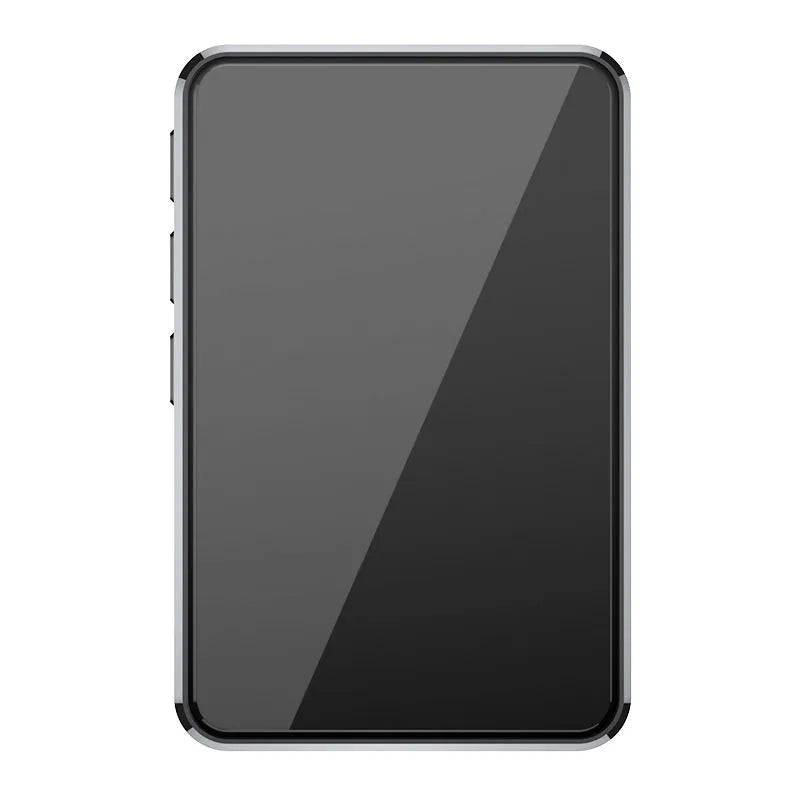 Black plastic e-book player with 1.8 inch screen, external speaker, and USB port