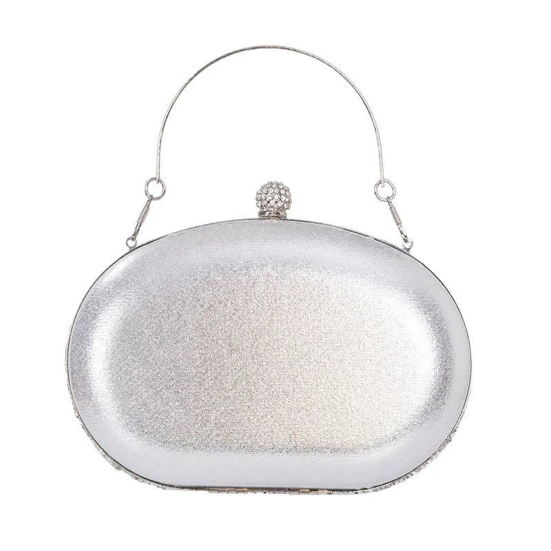 Retro European American style banquet handbag with rhinestone accents in multiple colour options