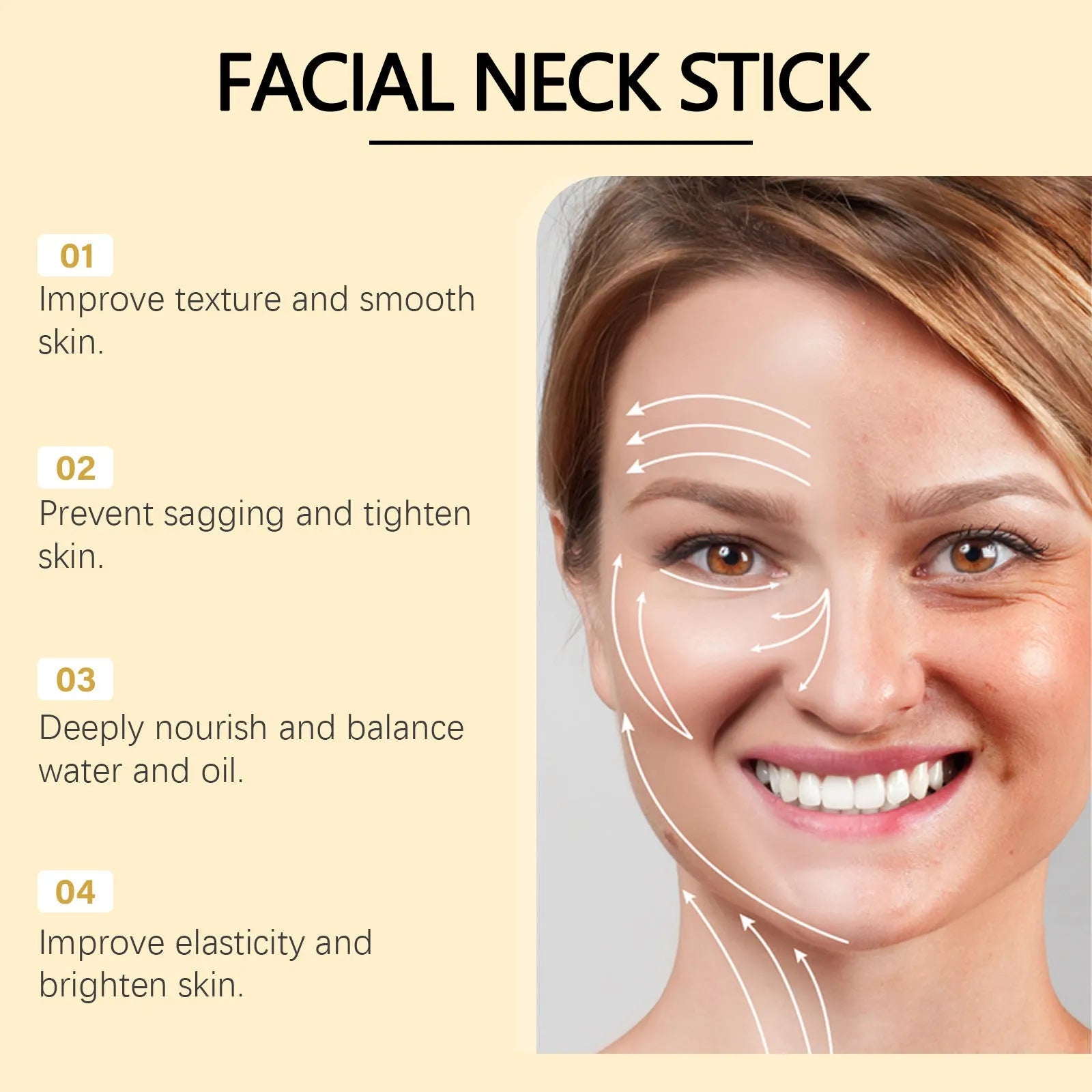 30g essence stick for moisturising facial skin with vitamin E and natural extracts