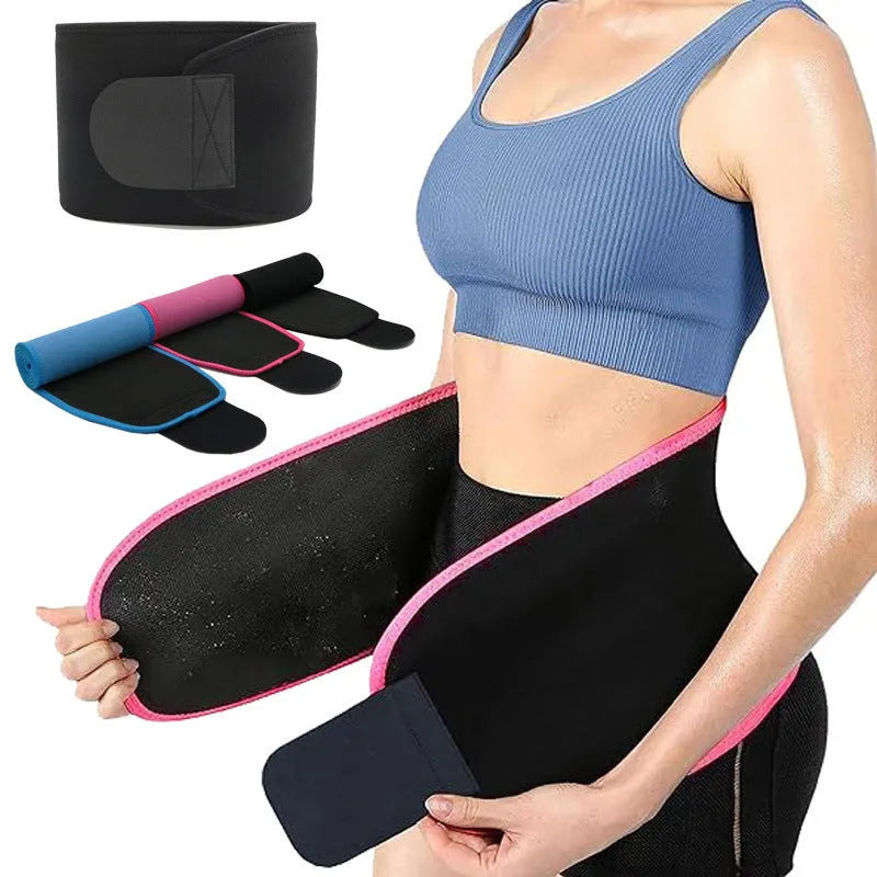 Neoprene hot lumbar support belt for fitness and running sports in black colour