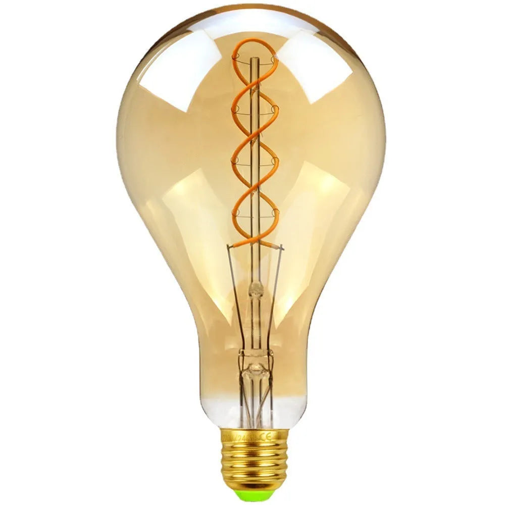 Golden double helix LED soft light strip unit measuring 110 by 200 millimetres.
