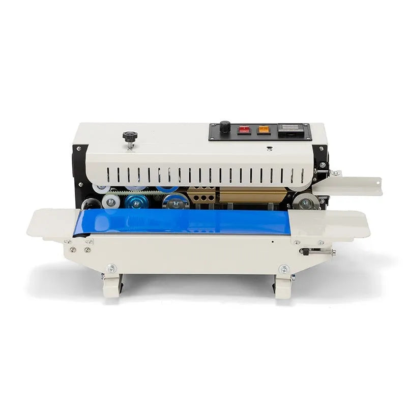 Compact L1 manual steel sealing machine for printing dates on plastic bags and pouches