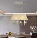 Bird chandelier ceiling lamp with fabric shade in bird designs for dining rooms and hallways