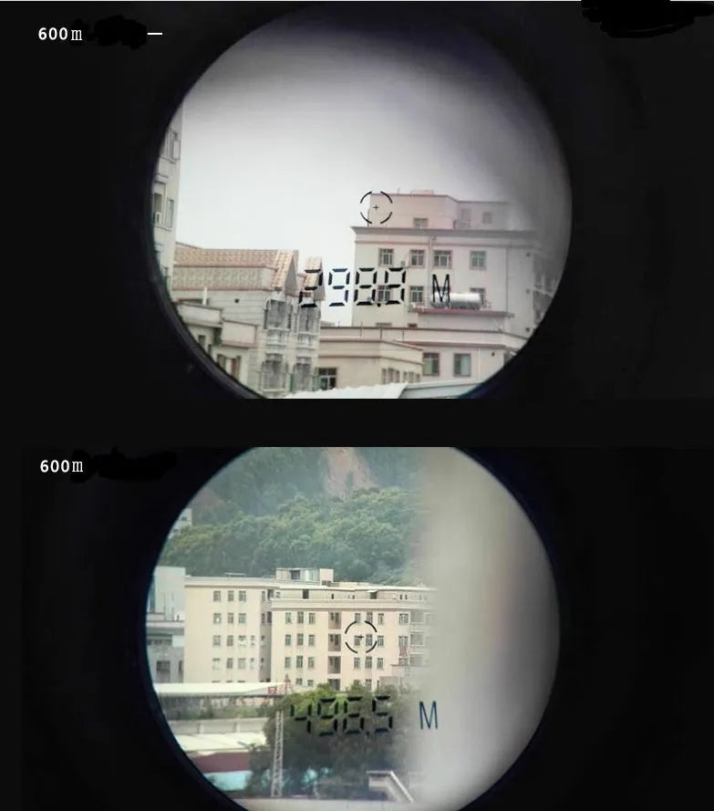 Handheld laser range finder telescope with distance speed and angle measurement