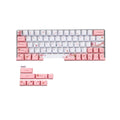 Pink PBT sublimation keycaps for mechanical keyboards in OEM profile design