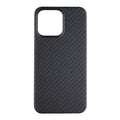 Matte black Kevlar fibre iPhone case with striped design for iPhone 11 12 13 models