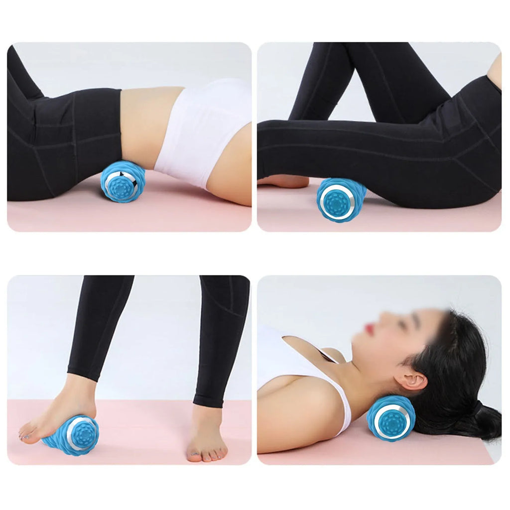 Peanut fascia massage ball in ABS and silicone, 100cm diameter, 0.8kg, black, sky blue, rose red