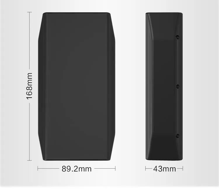 LF4100 compact lithium iron phosphate battery with 12V 9V 5V outputs, 76.8Wh capacity