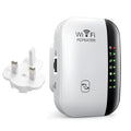 WiFi network extender with 10km range, WPS button, 2.4GHz, ABS body, black colour