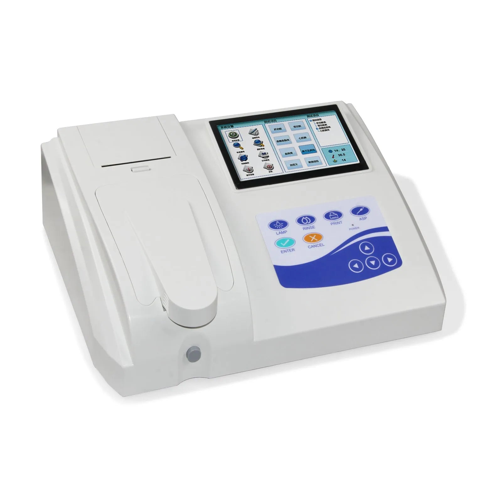 CONTEC BC300 semi-automatic clinical biochemistry analyser with touch screen on benchtop