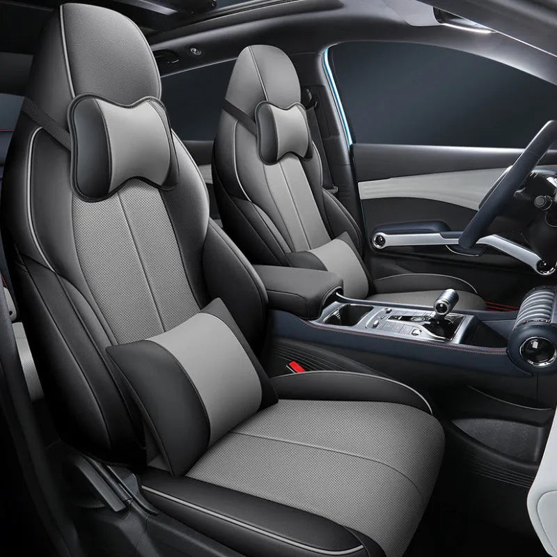 Yuan PLUS car seat cushion cover in a choice of five colours and two editions.