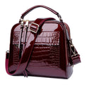 Winter fashion PU leather handbag in cross body style available in multiple colours
