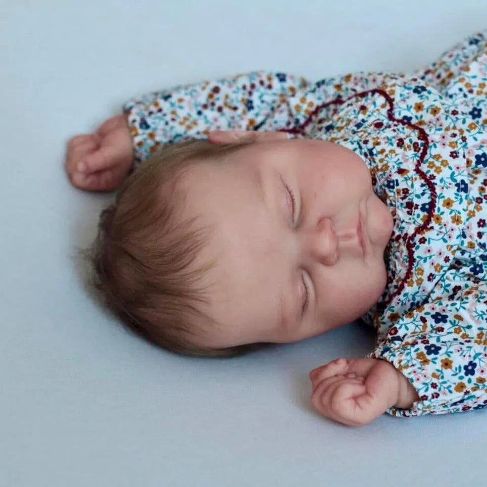 NPK simulation baby reborn doll in vinyl, 50cm height, colour as shown in the figure, for children aged 4-6
