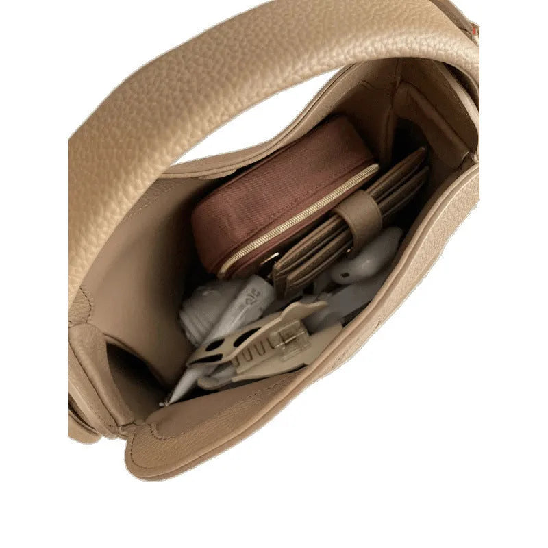 Women's grey corduroy shoulder messenger bag with PU lining, 24x10x17cm, on a plain background