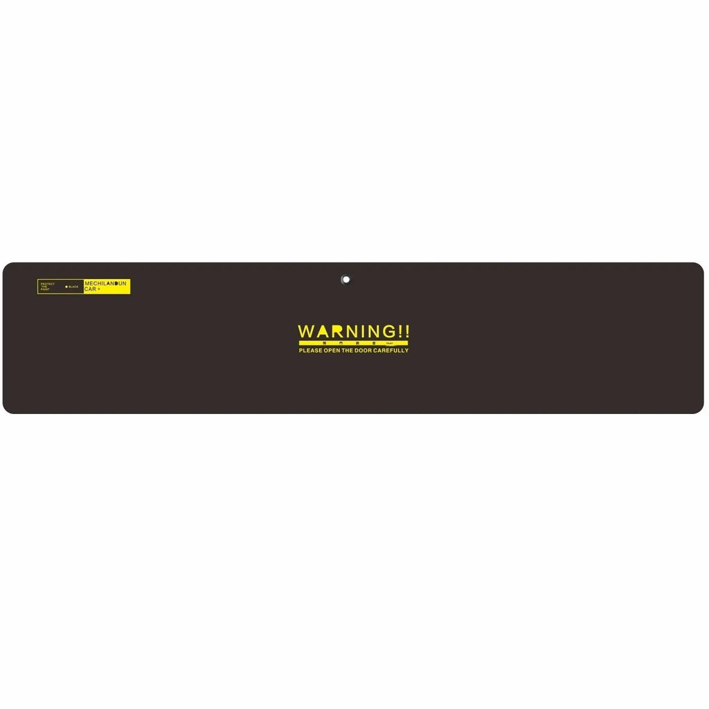 Black NBR magnetic anti-collision parking sticker measuring 190x160x40cm on a garage wall for car protection