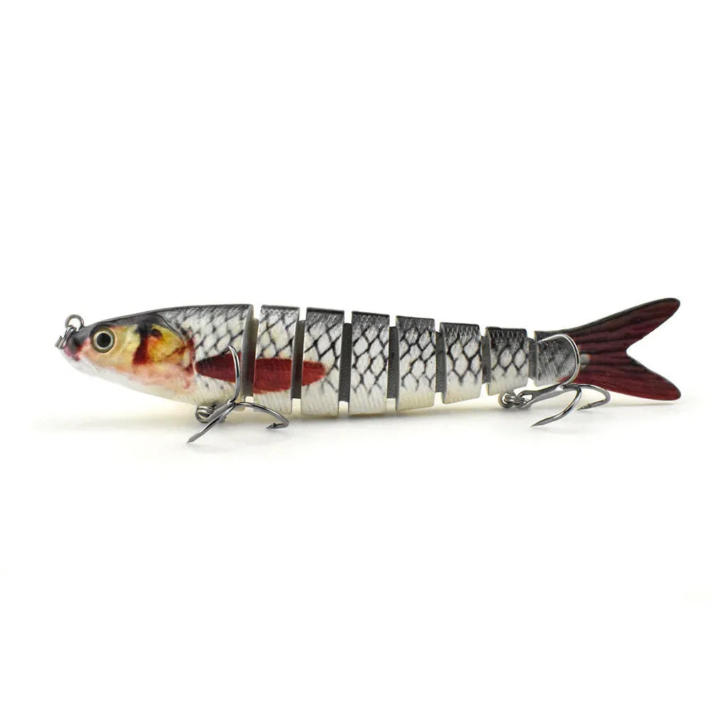 Eight Fish brand hard bait fishing lure, 133 mm long, shown in one of its eleven available colour options.