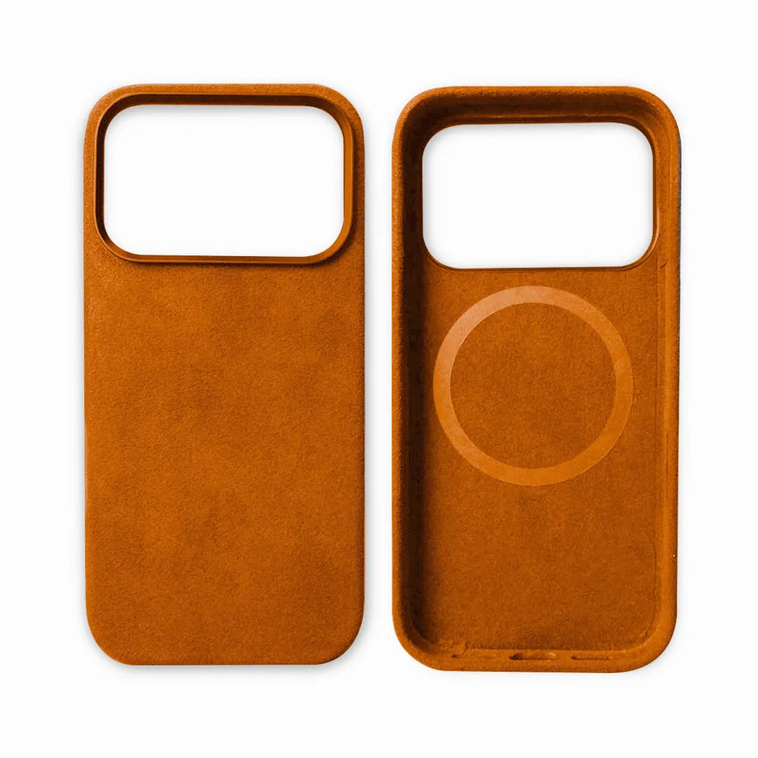 Alcantara shockproof magnetic phone case for iPhone 17 Pro Max Air in multiple colour options