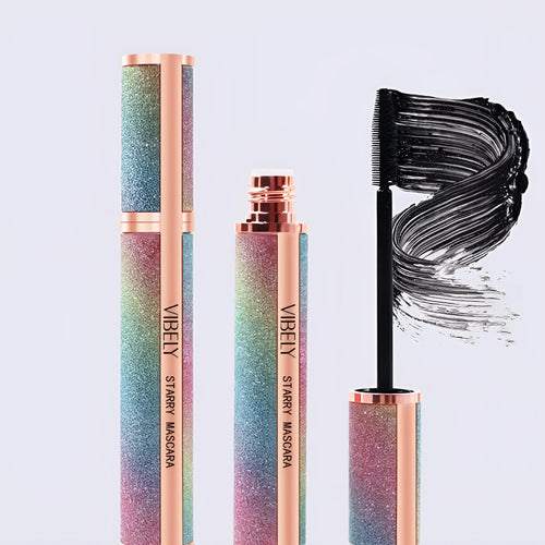 4D Long Thick Curling Waterproof Black Mascara tube with wand.