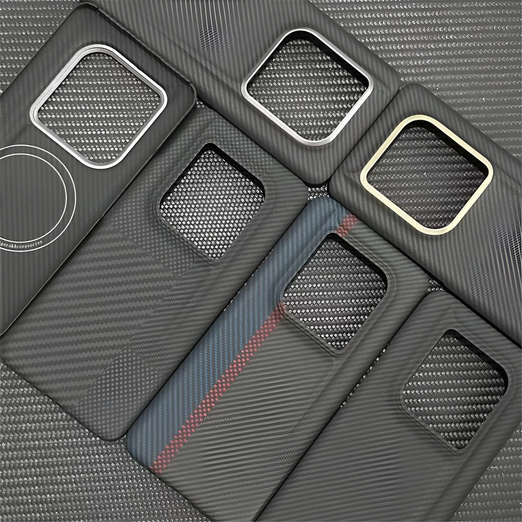 Genuine leather phone case for Glory Magic6 Zhizhen Edition with coarse grain texture and anti-fall protection