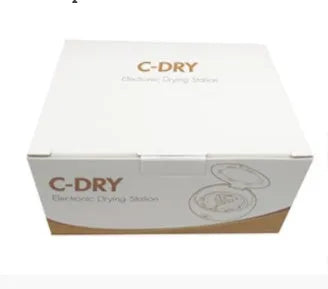 White electric USB UV drying box for hearing aids with constant temperature dehumidification and 4-hour timer