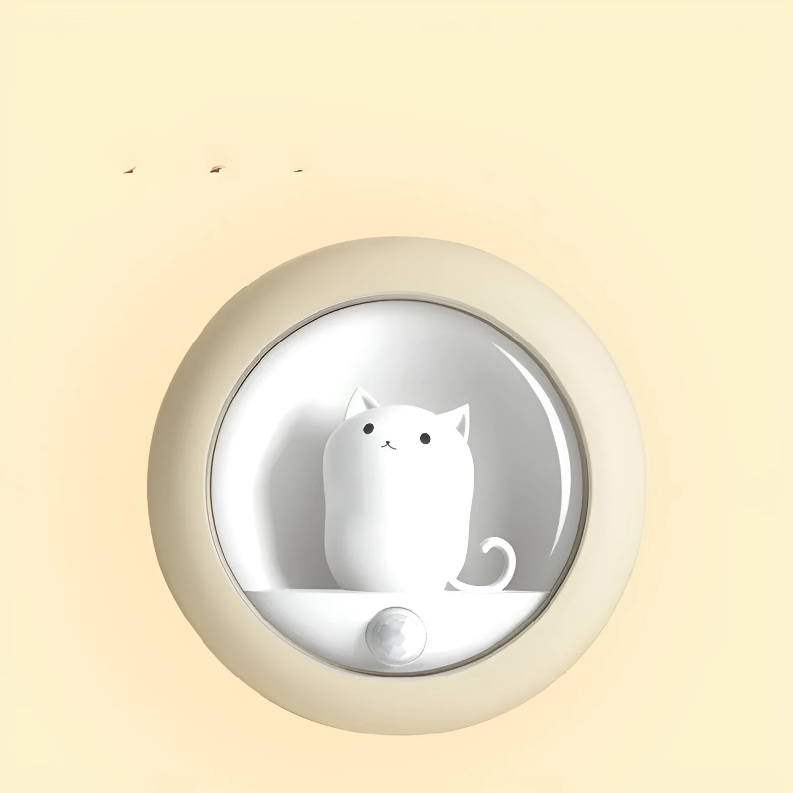 Baby bedside sleep lamp in orange, pink, and white colours with projection feature