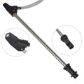 Ceramic high-pressure sandblasting nozzle with stainless steel handle for Karcher K series rust removal.