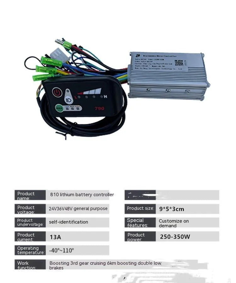 790 Mignon Maimai 6-tube controller for 24V 36V 48V electric bicycles and scooters