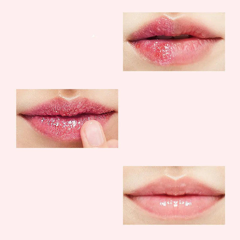 Honey Milk Soft Lip Scrub 8g in pink peach colour in a small pot with lid