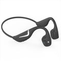 Bone conduction wireless sports headset with RGB lamp, IPX7 waterproof, Bluetooth 5.3, 34g, black or grey orange